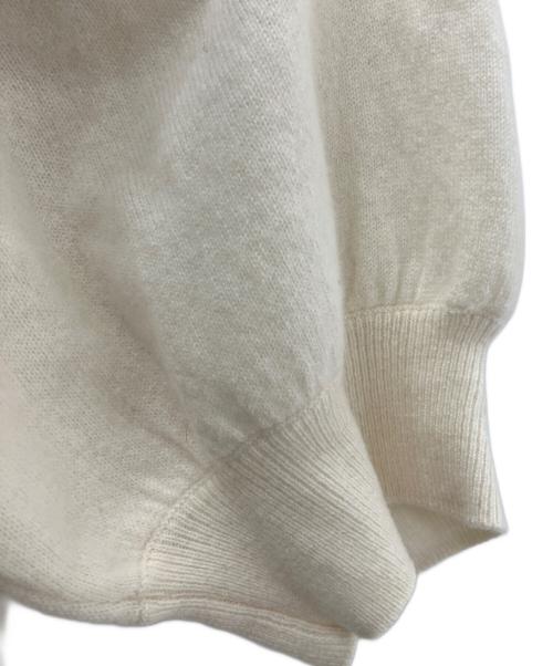 CELFORD（セルフォード）CELFORD (セルフォード) CELFORD(セルフォード)カシミヤペプラムニットプルオーバー アイボリー サイズ:Ｓ 未使用品の古着・服飾アイテム