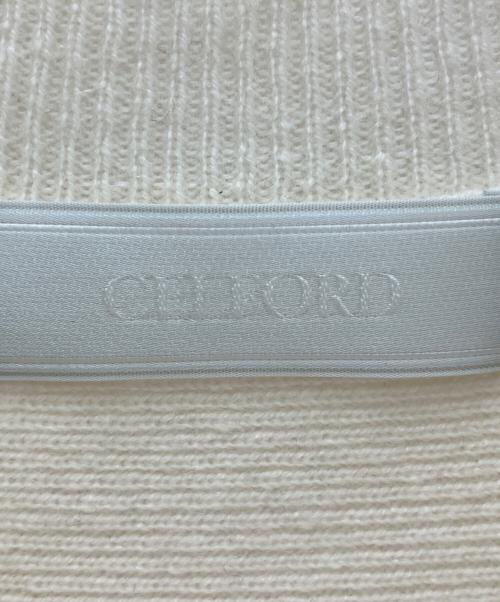 CELFORD（セルフォード）CELFORD (セルフォード) CELFORD(セルフォード)カシミヤペプラムニットプルオーバー アイボリー サイズ:Ｓ 未使用品の古着・服飾アイテム