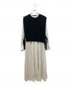 Lily Brownリリーブラウン）の古着「長袖ワンピース」｜オフホワイト