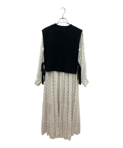 Lily Brown（リリーブラウン）Lily Brown (リリーブラウン) 長袖ワンピース オフホワイト サイズ:Ｓの古着・服飾アイテム