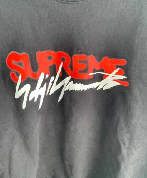 SUPREME（シュプリーム）SUPREME (シュプリーム) YOHJI YAMAMOTO (ヨウジヤマモト) クルーネックスウェット ブラック サイズ:Lの古着・服飾アイテム