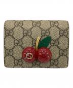 GUCCIグッチ）の古着「GGスプリームチェリー」｜グレー