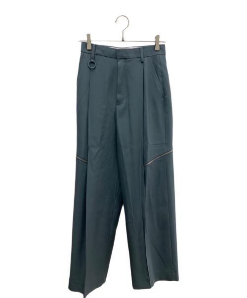 IRENE（アイレネ）IRENE (アイレネ) カラーギャバジンパンツ ブルー サイズ:Ｓの古着・服飾アイテム