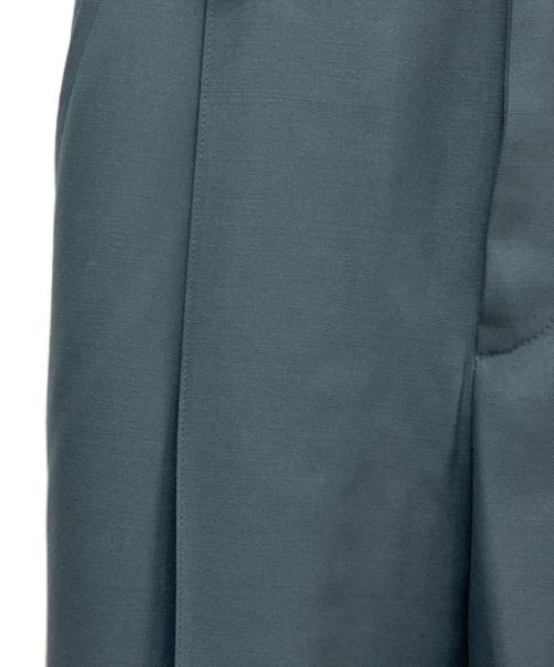 IRENE（アイレネ）IRENE (アイレネ) カラーギャバジンパンツ ブルー サイズ:Ｓの古着・服飾アイテム