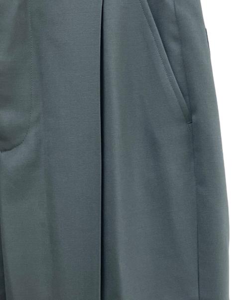 IRENE（アイレネ）IRENE (アイレネ) カラーギャバジンパンツ ブルー サイズ:Ｓの古着・服飾アイテム