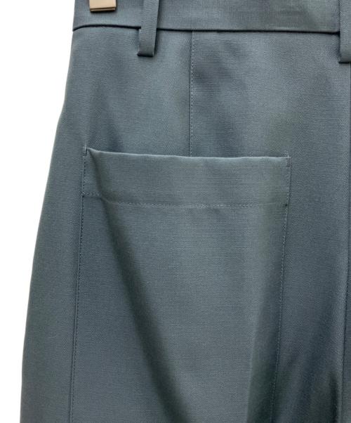 IRENE（アイレネ）IRENE (アイレネ) カラーギャバジンパンツ ブルー サイズ:Ｓの古着・服飾アイテム