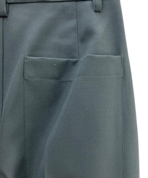 IRENE（アイレネ）IRENE (アイレネ) カラーギャバジンパンツ ブルー サイズ:Ｓの古着・服飾アイテム