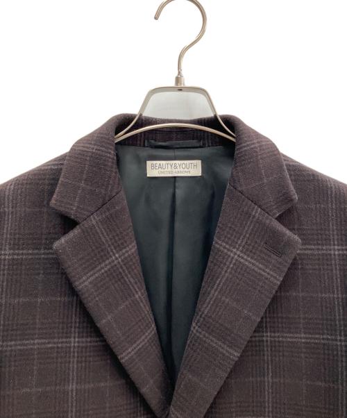 BEAUTY&YOUTH（ビューティーアンドユース）BEAUTY&YOUTH (ビューティーアンドユース) チェスターコート ブラック サイズ:Lの古着・服飾アイテム