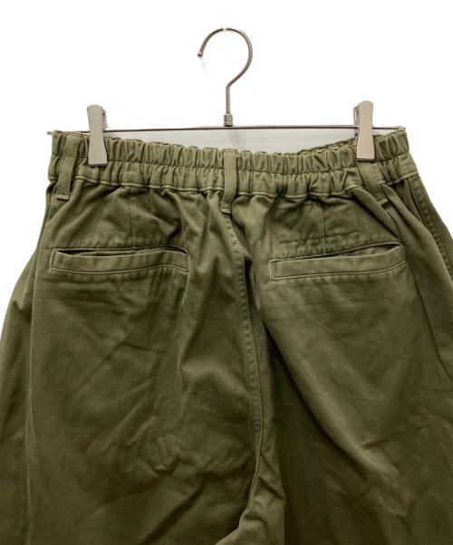 HARVESTY（ハーベスティー）HARVESTY (ハーベスティー) ワイドパンツ カーキ サイズ:Ｍの古着・服飾アイテム