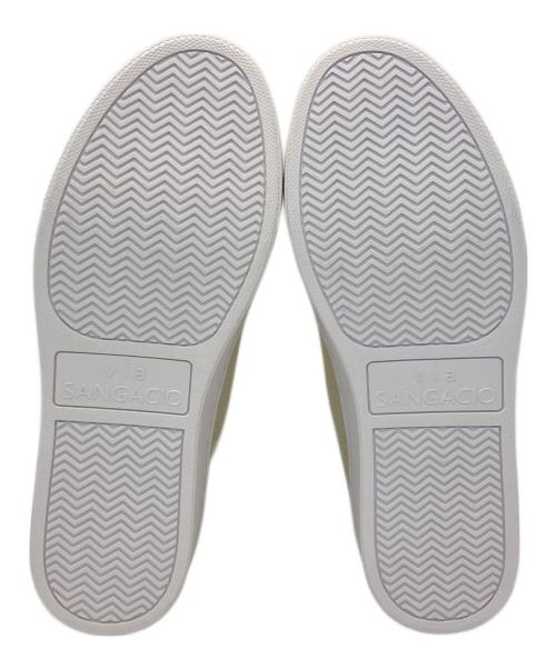 Sangacio（サンガッチョ）SANGACIO (サンガッチョ) NYUsHI JEAN-MICHEL BASQUIAT スニーカー ベージュ サイズ:23.5の古着・服飾アイテム