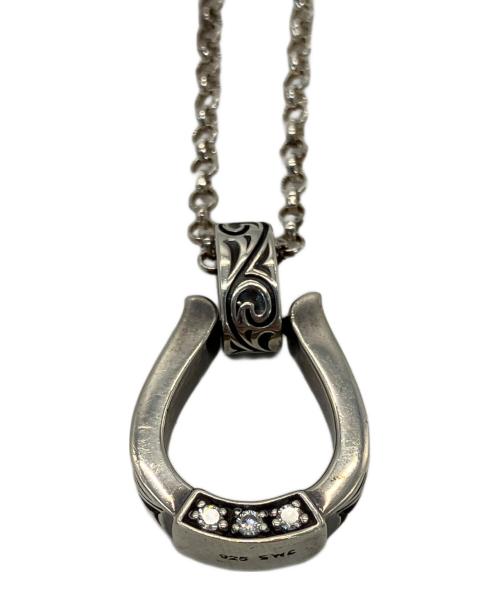 sympathy of soul（シンパシーオブソウル）SYMPATHY OF SOUL (シンパシーオブソウル) ホースシューシルバーネックレス シルバー×ブラックの古着・服飾アイテム