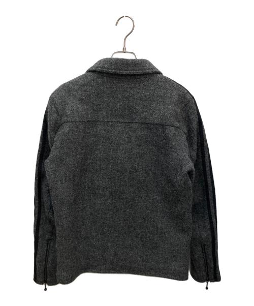 adidas（アディダス）adidas (アディダス) Harris Tweed (ハリスツイード) NEIGHBORHOOD (ネイバーフッド) ダブルライダースジャケット ブラック サイズ:Ｍの古着・服飾アイテム