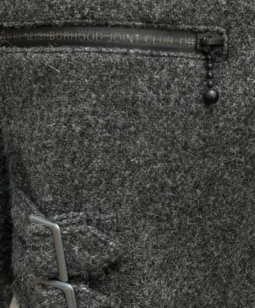 adidas（アディダス）adidas (アディダス) Harris Tweed (ハリスツイード) NEIGHBORHOOD (ネイバーフッド) ダブルライダースジャケット ブラック サイズ:Ｍの古着・服飾アイテム