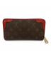 LOUIS VUITTON（ルイ ヴィトン）の古着「長財布」｜ブラウン×レッド