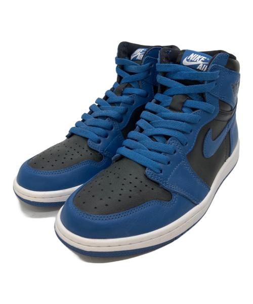 NIKE（ナイキ）NIKE (ナイキ) Air Jordan 1 Retro High ブラック×ブルー サイズ:25.5の古着・服飾アイテム