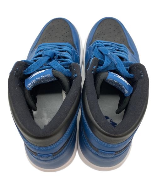 NIKE（ナイキ）NIKE (ナイキ) Air Jordan 1 Retro High ブラック×ブルー サイズ:25.5の古着・服飾アイテム