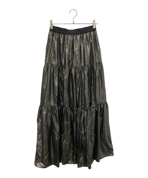 DOUBLE STANDARD（ダブルスタンダード）DOUBLE STANDARD (ダブルスタンダード) スカート ブラック サイズ:SIZE 96cm (W38) 未使用品の古着・服飾アイテム