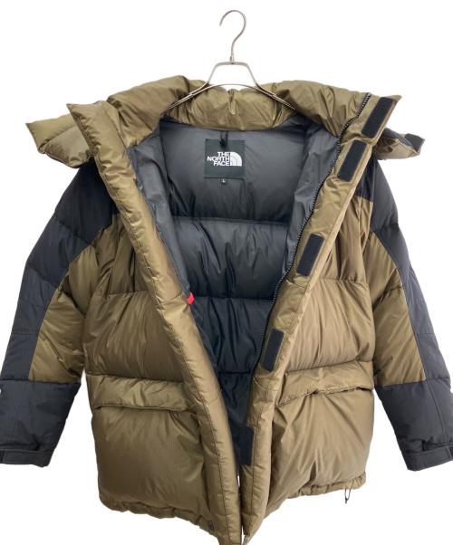 THE NORTH FACE（ザ ノース フェイス）THE NORTH FACE (ザ ノース フェイス) ヒムダウンパーカ ブラック×カーキ サイズ:Ｌの古着・服飾アイテム