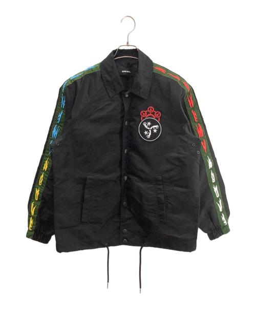 DIESEL（ディーゼル）DIESEL (ディーゼル) リバージブルコーチジャケット ブラック サイズ:XSの古着・服飾アイテム