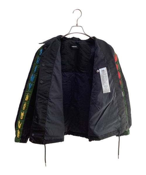 DIESEL（ディーゼル）DIESEL (ディーゼル) リバージブルコーチジャケット ブラック サイズ:XSの古着・服飾アイテム