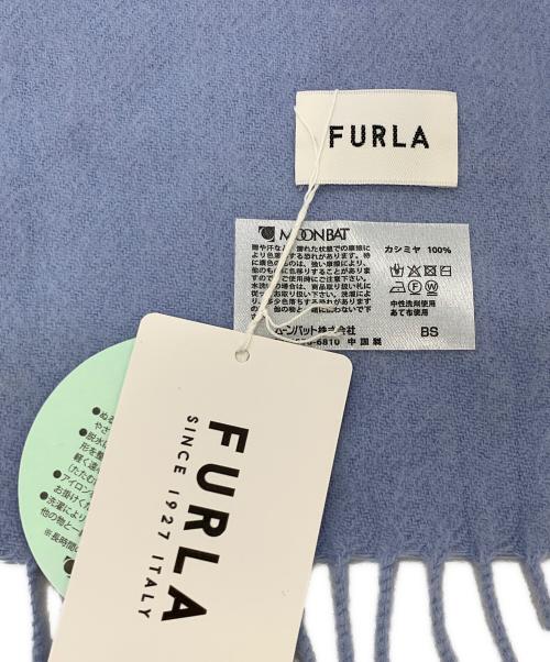FURLA（フルラ）FURLA (フルラ) マフラー スカイブルー 未使用品の古着・服飾アイテム