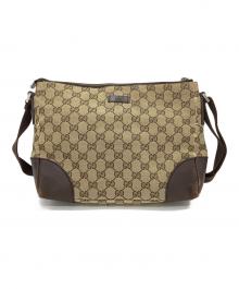 GUCCI（グッチ）の古着「ショルダーバッグ」｜ベージュ×ブラウン