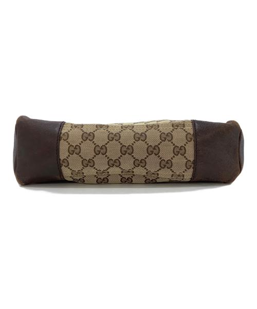 GUCCI（グッチ）GUCCI (グッチ) ショルダーバッグ ベージュ×ブラウンの古着・服飾アイテム