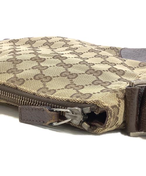 GUCCI（グッチ）GUCCI (グッチ) ショルダーバッグ ベージュ×ブラウンの古着・服飾アイテム