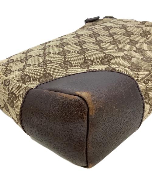GUCCI（グッチ）GUCCI (グッチ) ショルダーバッグ ベージュ×ブラウンの古着・服飾アイテム