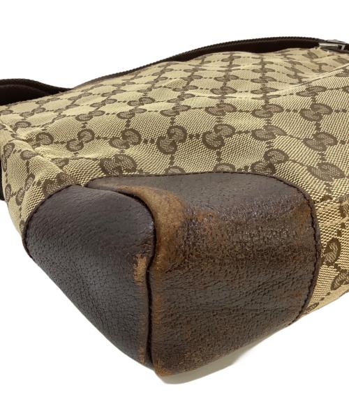 GUCCI（グッチ）GUCCI (グッチ) ショルダーバッグ ベージュ×ブラウンの古着・服飾アイテム