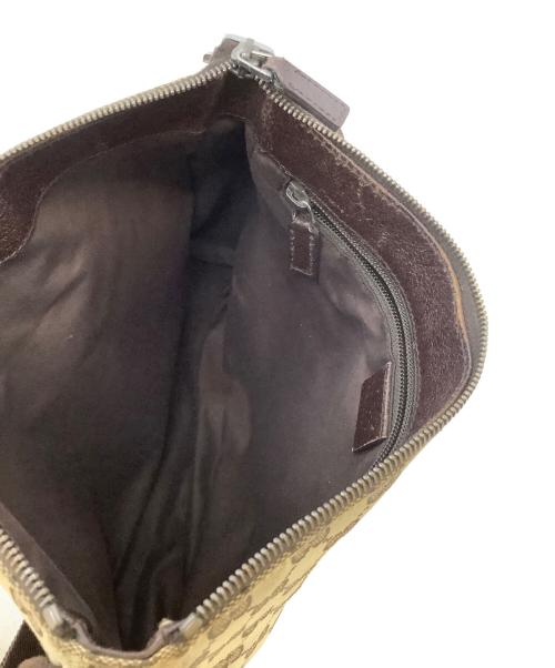 GUCCI（グッチ）GUCCI (グッチ) ショルダーバッグ ベージュ×ブラウンの古着・服飾アイテム