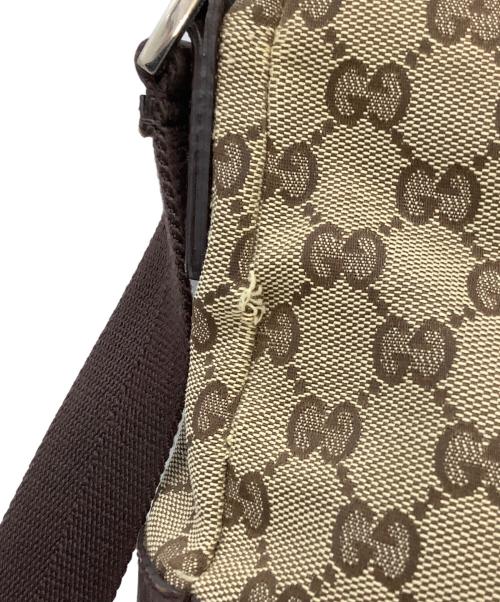 GUCCI（グッチ）GUCCI (グッチ) ショルダーバッグ ベージュ×ブラウンの古着・服飾アイテム