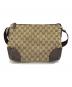 GUCCI (グッチ) ショルダーバッグ ベージュ×ブラウン：15000円