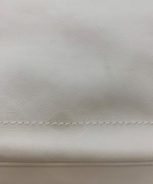 BALLY（バリー）BALLY (バリー) 2WAYバッグ ホワイト×ライトグリーンの古着・服飾アイテム