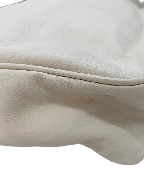 BALLY（バリー）BALLY (バリー) 2WAYバッグ ホワイト×ライトグリーンの古着・服飾アイテム