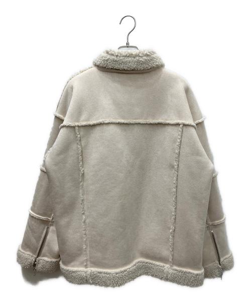 jouetie（ジュエティ）jouetie (ジュエティ) フェイクムートンコート アイボリー サイズ:Ｍの古着・服飾アイテム