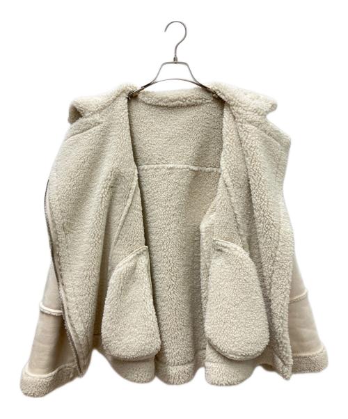 jouetie（ジュエティ）jouetie (ジュエティ) フェイクムートンコート アイボリー サイズ:Ｍの古着・服飾アイテム