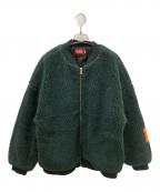 AH.CHOOアチュー）の古着「ボアジャケット」｜グリーン