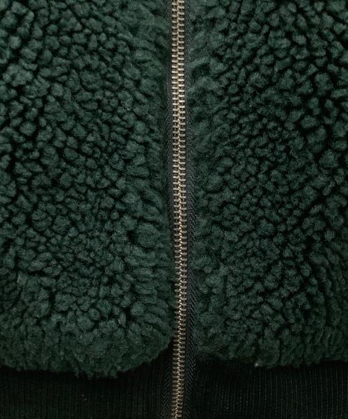 AH.CHOO（アチュー）AH.CHOO (アチュー) ボアジャケット グリーン サイズ:Lの古着・服飾アイテム