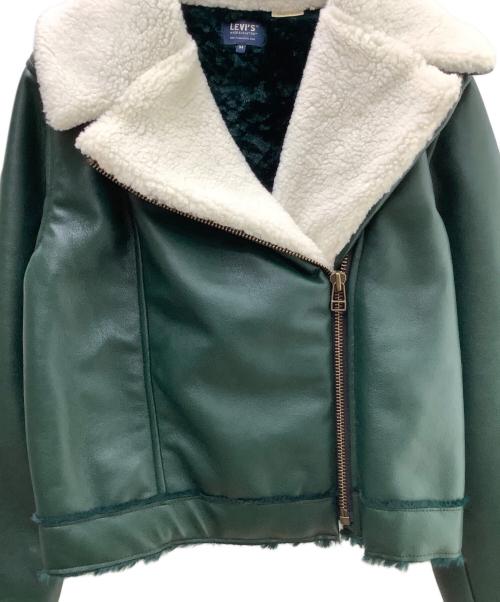 LEVI'S（リーバイス）LEVI'S (リーバイス) ライダースジャケット ダークグリーン サイズ:Ｍの古着・服飾アイテム