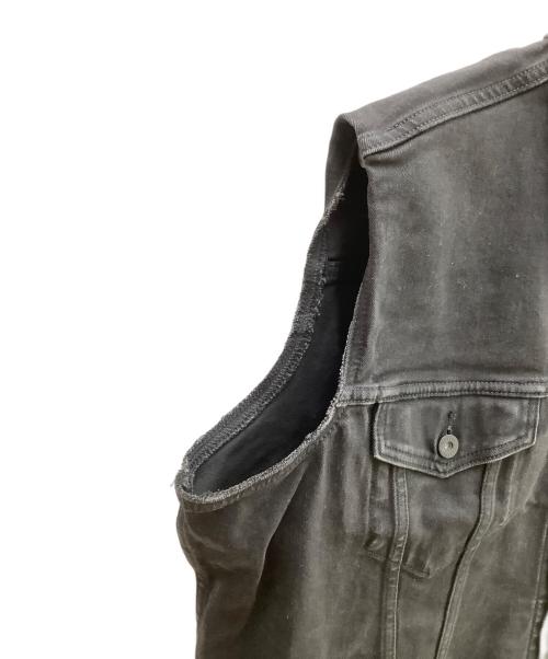 LEVI'S（リーバイス）LEVI'S (リーバイス) デニムベスト ブラック サイズ:XLの古着・服飾アイテム