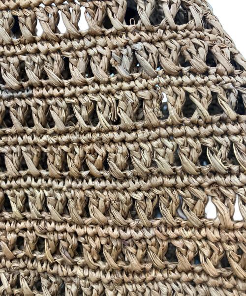 MAISON N.H PARIS（メゾン・エヌ・アッシュ・パリ）MAISON N.H PARIS (メゾン・エヌ・アッシュ・パリ) 編み込みショルダーバッグ ブラウンの古着・服飾アイテム