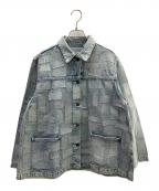 LEVI'Sリーバイス）の古着「BELL トラッカージャケット MISSHAPES」｜スカイブルー