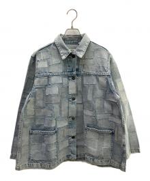 LEVI'S（リーバイス）の古着「BELL トラッカージャケット MISSHAPES」｜スカイブルー