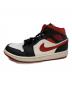 NIKE (ナイキ) ハイカットスニーカー ブラック×レッド サイズ:27：5000円