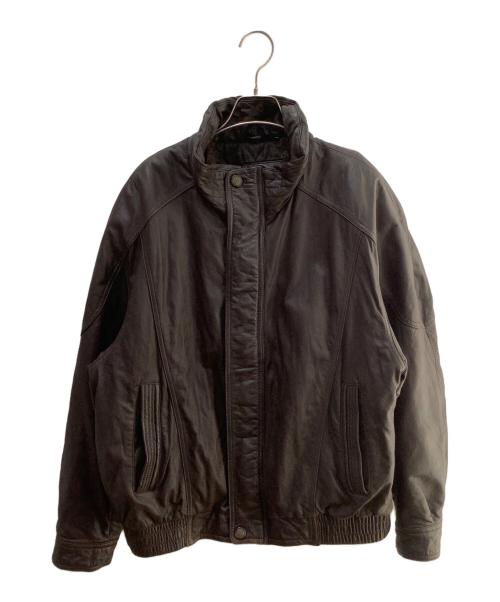 MEMBERS ONLY（メンバーズオンリー）MEMBERS ONLY (メンバーズオンリー) レザージャケット ブラウン サイズ:ｌの古着・服飾アイテム