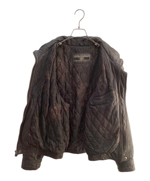 MEMBERS ONLY（メンバーズオンリー）MEMBERS ONLY (メンバーズオンリー) レザージャケット ブラウン サイズ:ｌの古着・服飾アイテム