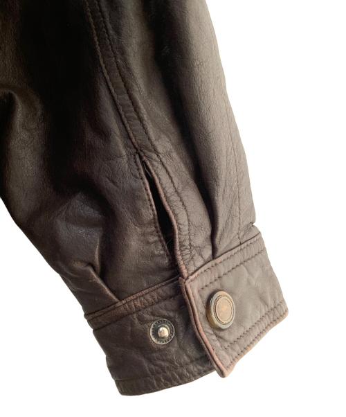 MEMBERS ONLY（メンバーズオンリー）MEMBERS ONLY (メンバーズオンリー) レザージャケット ブラウン サイズ:ｌの古着・服飾アイテム