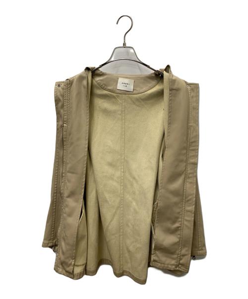 Ameri（アメリ）Ameri (アメリ) フェイクレザージャケット ベージュ サイズ:SIZE Freeの古着・服飾アイテム
