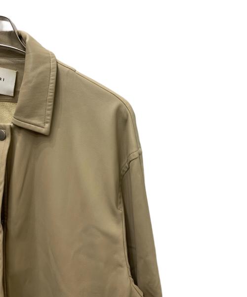 Ameri（アメリ）Ameri (アメリ) フェイクレザージャケット ベージュ サイズ:SIZE Freeの古着・服飾アイテム